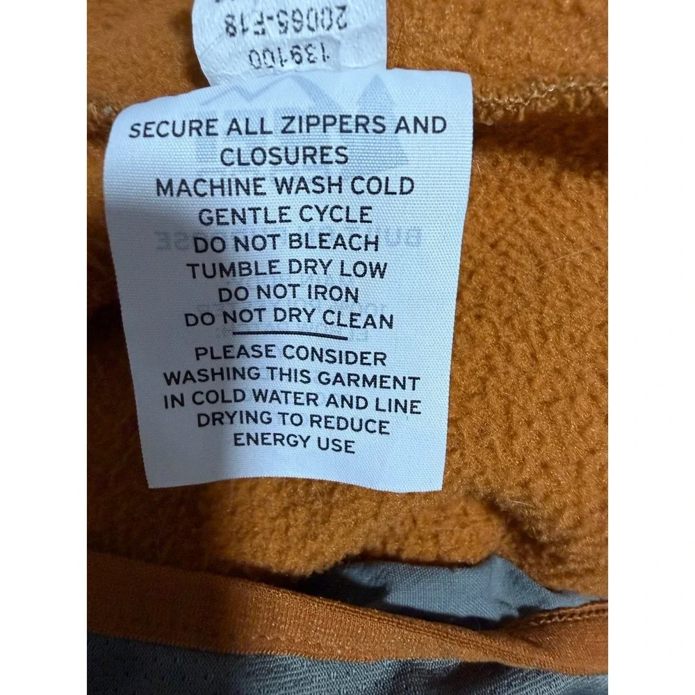 Rei Co-op 1/2 Zip Pullover‎ Fleece Orange/Green/Gray Men's Size Large
